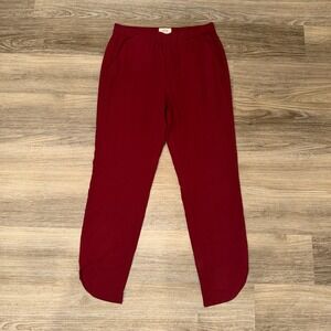 Marine‎ Layer Allison Pants Womens S Cabernet Red Casual Soft Lounge